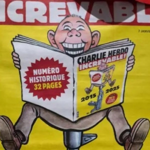 La edición especial de la revista satírica Charlie Hebdo a 10 años del ataque yihadista en el que murieron 12 personas: 