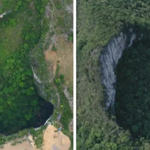 Creían que escondían demonios: los cenotes chinos que pasaron miles de años inexplorados y ahora están amenazados por el turismo