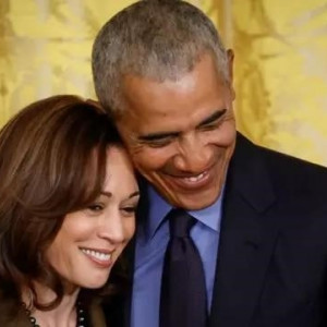 Kamala Harris y Obama  